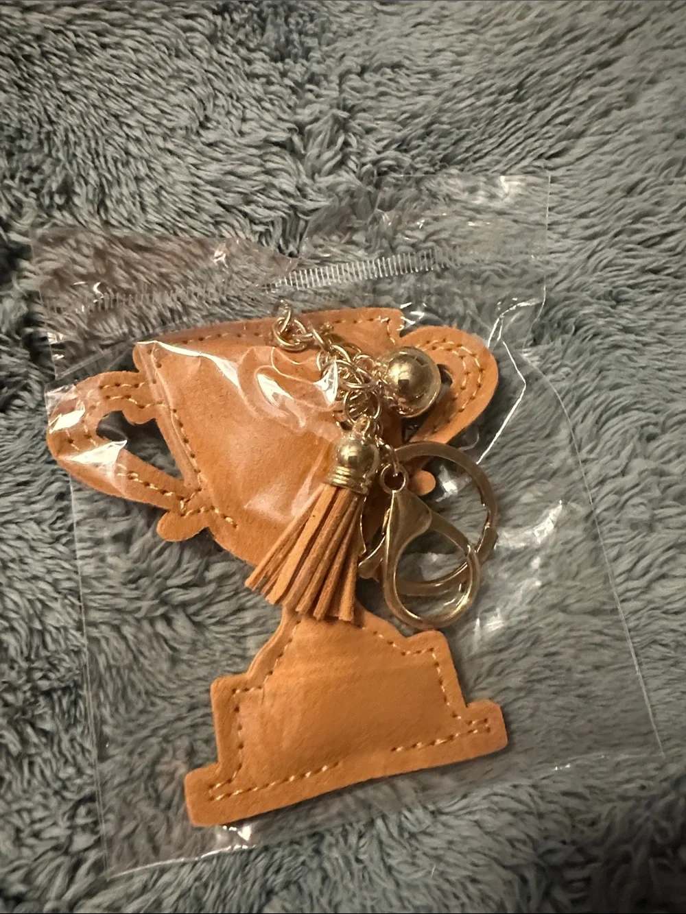 Trophy Rhinestone Key & Card Holder - Rose Gold